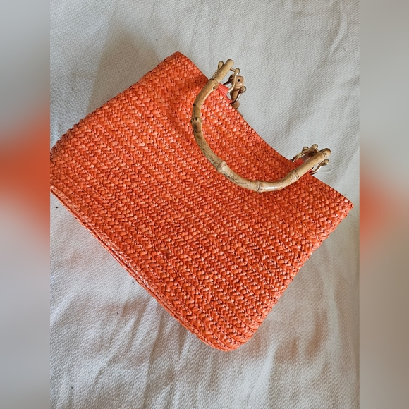 Genuine straw purse, like new - Picture 2 of 6